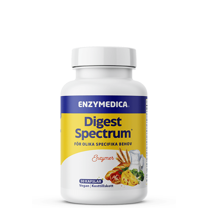 Digest Spectrum 30 kapslar – från Enzymedica – 219 kr – hos Bodystore