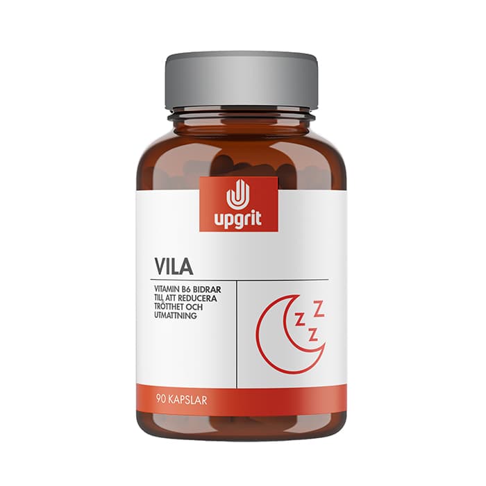 Vila Magnesium & B-vitamin 90 kapslar – från Upgrit – 295 kr – hos Bodystore