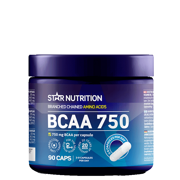 BCAA 750 Kapslar 90 st – från Star Nutrition – 119 kr – hos Bodystore
