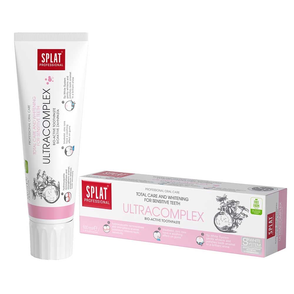 Tandkräm Ultracomplex hydroxiapatit 100 ml – från Splat – 69 kr – hos Bodystore