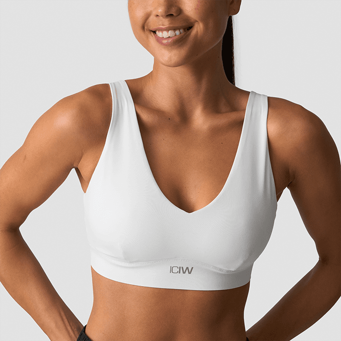 Essential Sport-BH Vit – från ICANIWILL – 449 kr – hos Bodystore