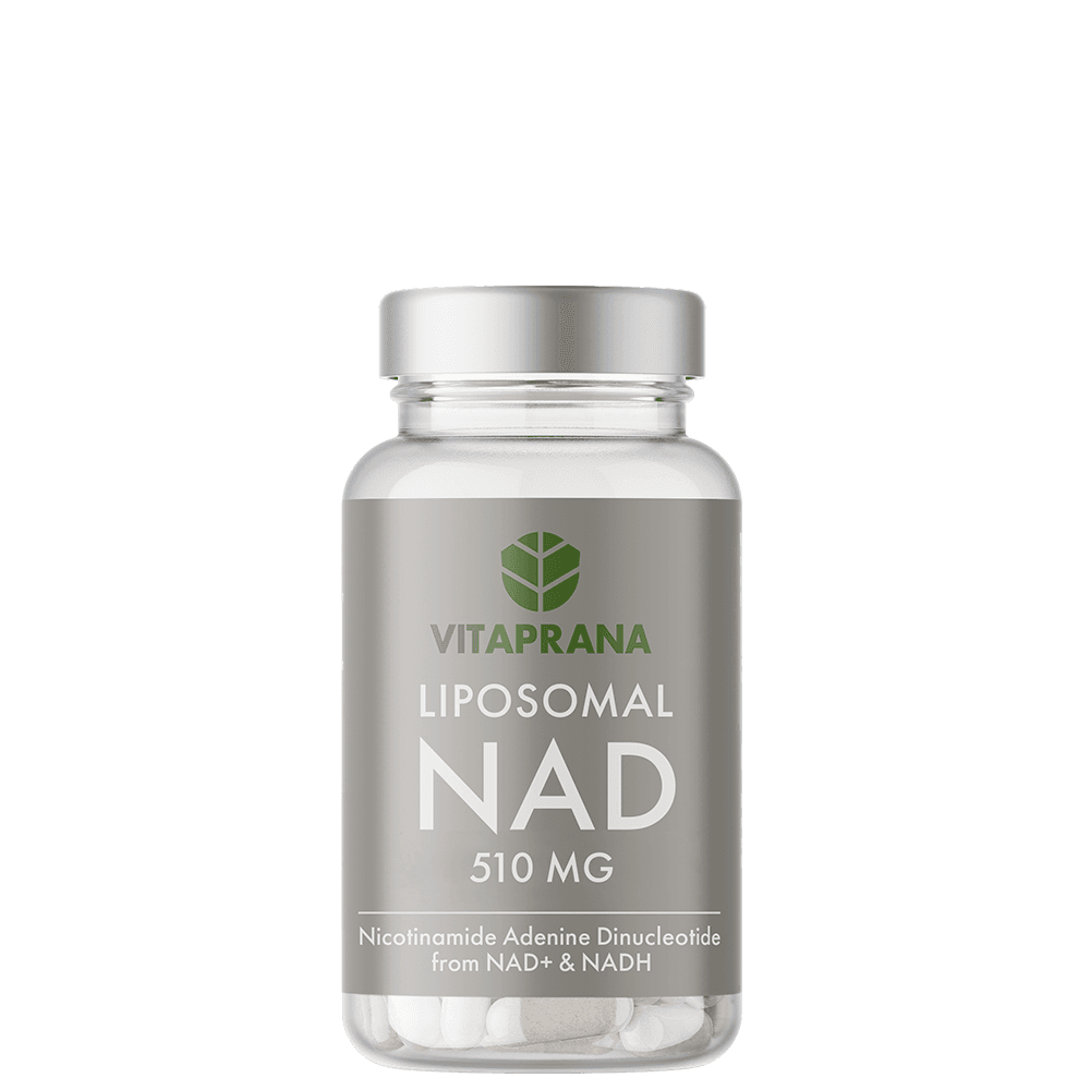 Liposomal NAD+ med NADH 510 mg 30 kapslar – från Vitaprana – 299 kr – hos Bodystore