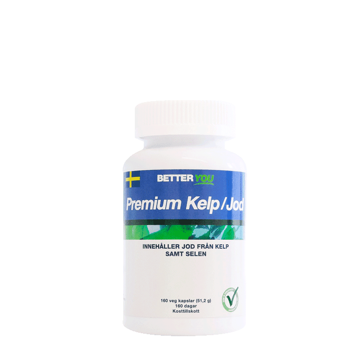 Premium Kelp/Jod 160 Kapslar från Better You – köp hos Bodystore