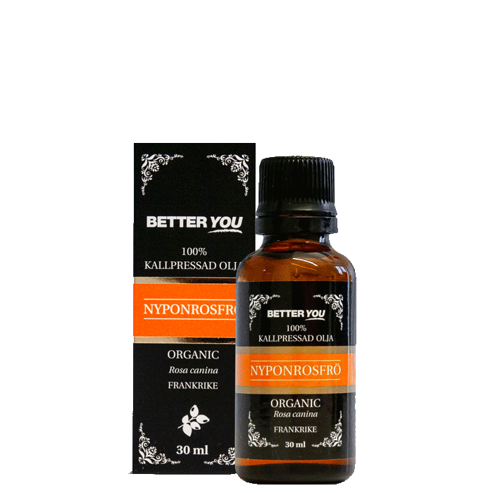 Kallpressad Nyponrosfröolja 30 ml – från Better You – 116 kr – hos Bodystore