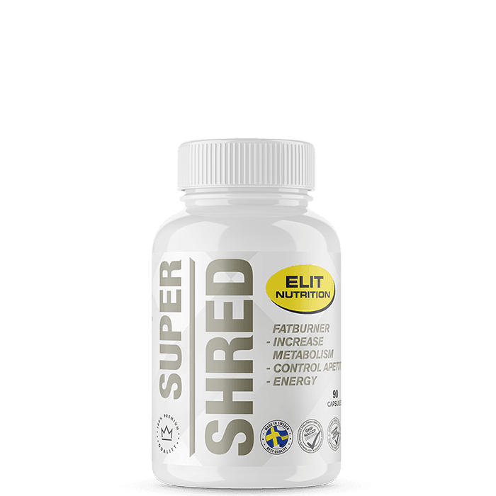 Super Shred Fettförbrännare 90 Kapslar – från Elit Nutrition – 369 kr – hos Bodystore