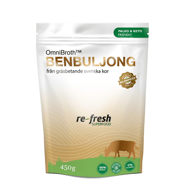 Benbuljong Premium 450 g – från Re-Fresh Superfood – 349 kr – hos Bodystore
