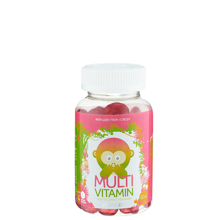Multivitamin 60 tuggtabletter – från Monkids – 119 kr – hos Bodystore