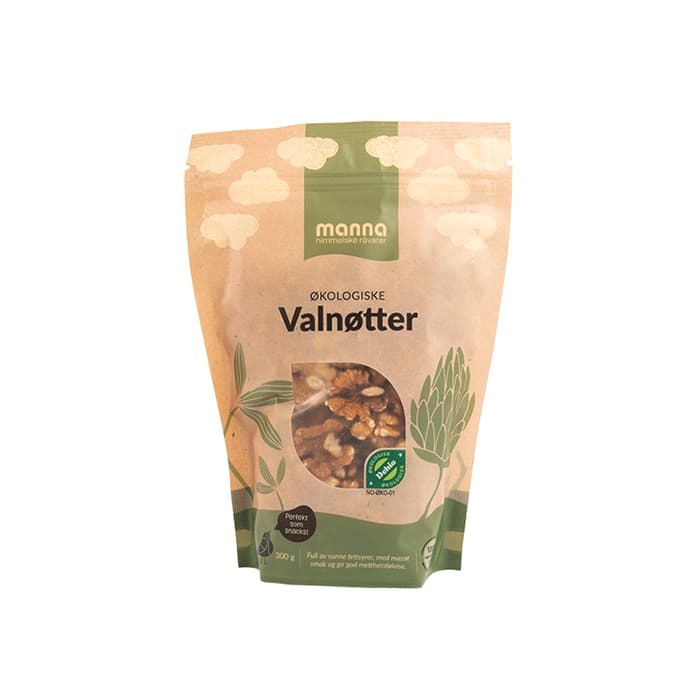 Valnötter 300g – från Manna – 109 kr – hos Bodystore