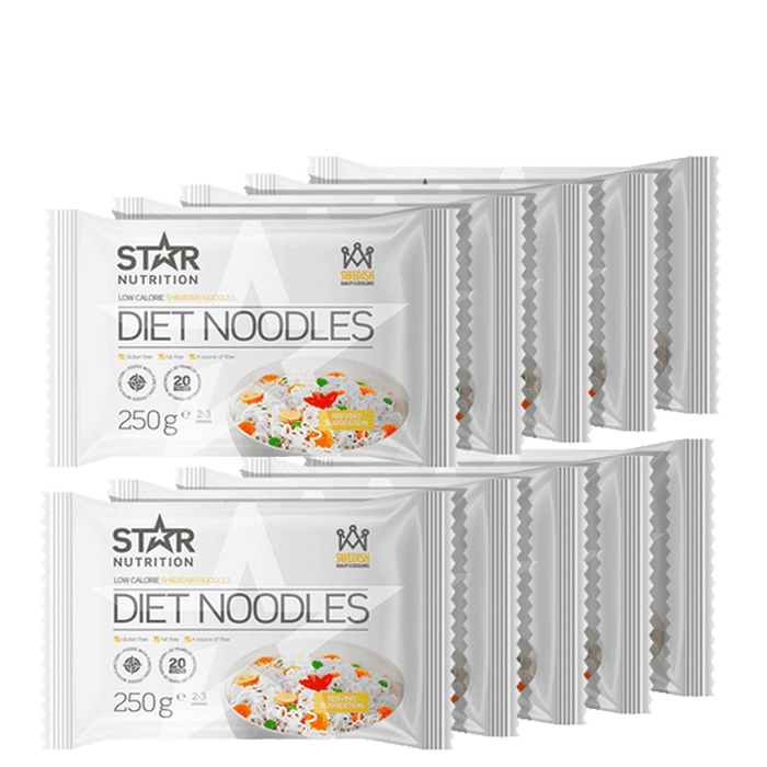 BIG BUY 16 x Diet Shiratakinudlar 250 g – från Star Nutrition – 349 kr – hos Bodystore