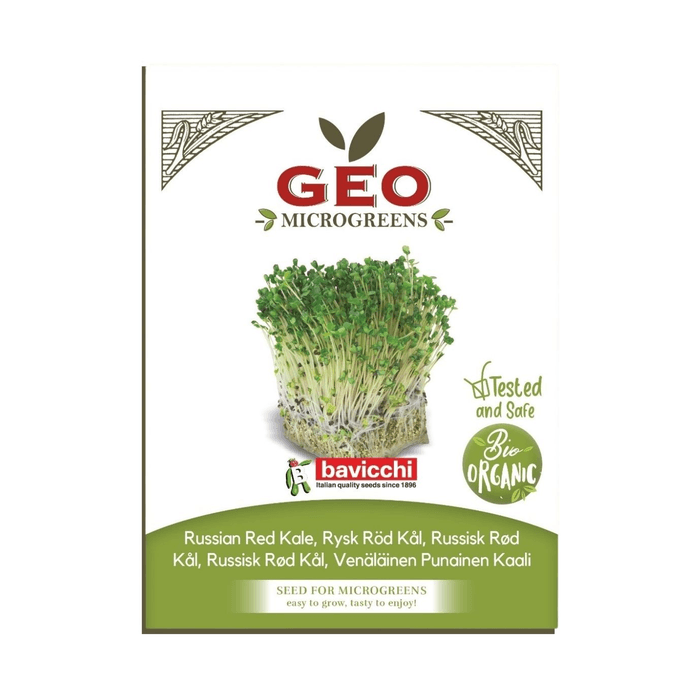 Grönkål Red Russian Microgreens Ekologisk 15g – från GEO – 30 kr – hos Bodystore