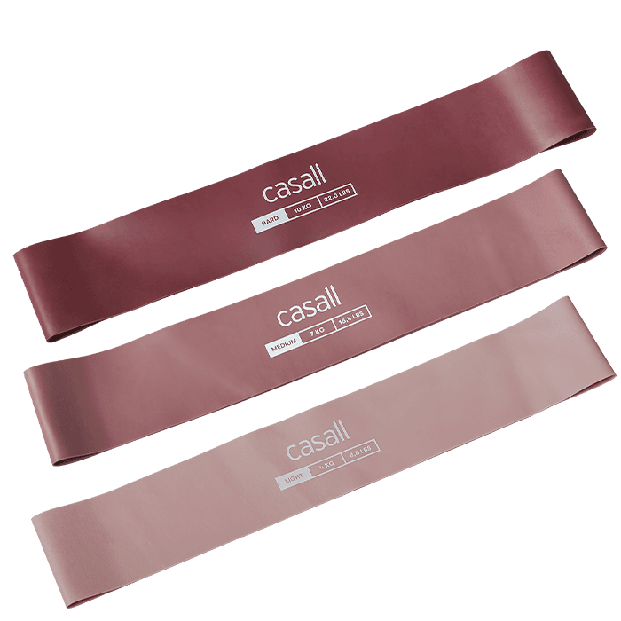 Gummiband 3-pack Rosa – från Casall Sports Prod – 299 kr – hos Bodystore