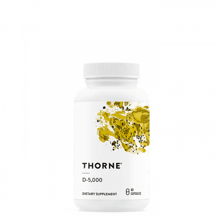 D-5000 D3-Vitamin 60 kapslar från Thorne Research Inc. – köp hos Bodystore