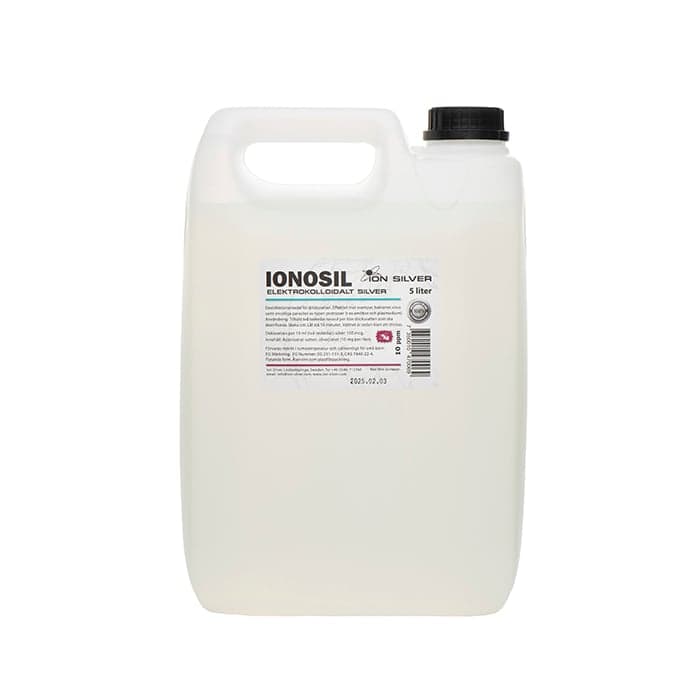 Kolloidalt Silver 5000 ml – från Ion Silver – 489 kr – hos Bodystore