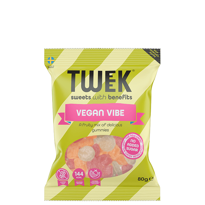 Lågkalori Godis 80 g – från Tweek – 29 kr – hos Bodystore