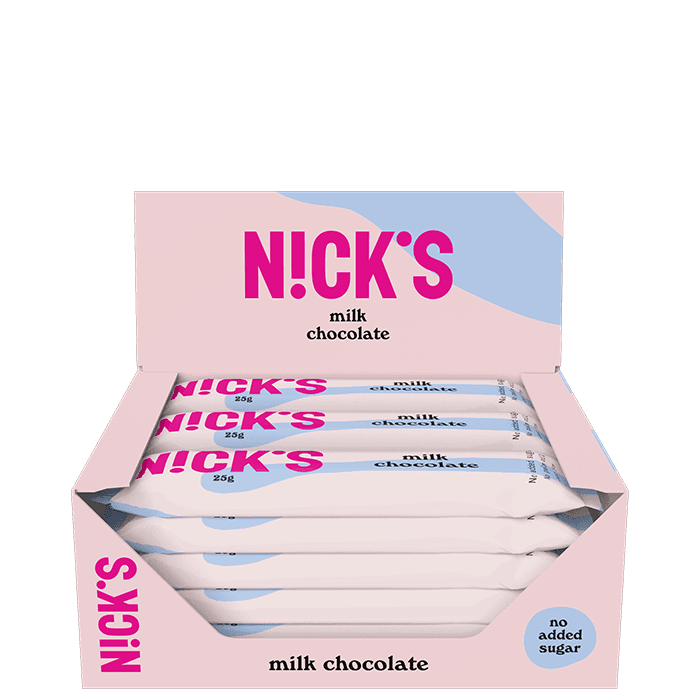 15 x NICKS Chokladbars 25 g – från Nicks – 179 kr – hos Bodystore