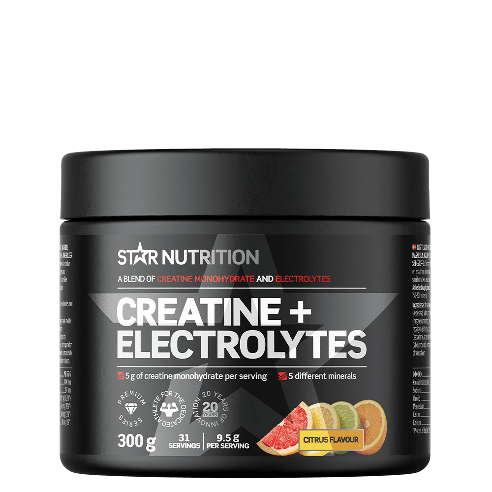 Kreatin + Elektrolyter 300 g från Star Nutrition – köp hos Bodystore
