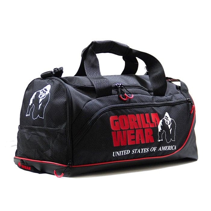 Jerome Gymväska Svart/Röd – från Gorilla Wear – 649 kr – hos Bodystore