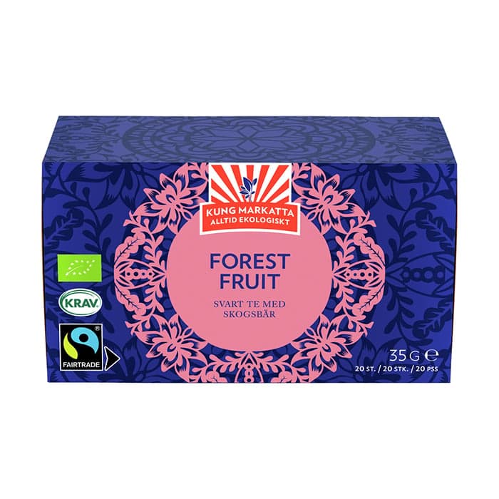Forest Fruit Te 20 st – från Kung Markatta – 30 kr – hos Bodystore