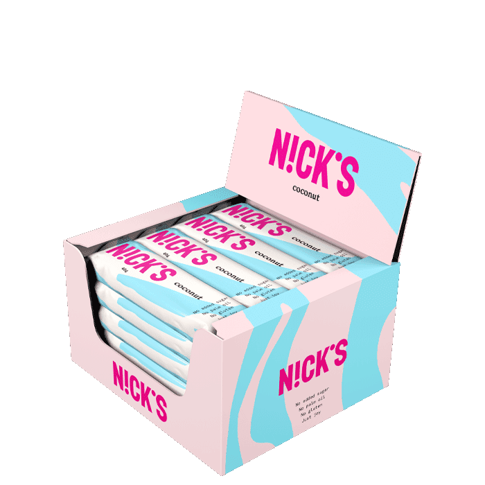 15 x NICKS Chokladbars 40 g – från Nicks – 199 kr – hos Bodystore
