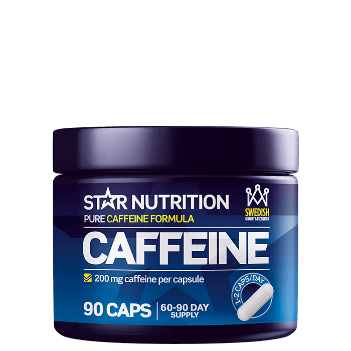 Koffeintabletter 200 mg 90 Kapslar – från Star Nutrition – 69 kr – hos Bodystore