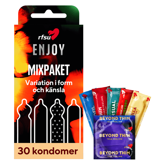 RFSU Enjoy Mixpack Kondomer 30-pack – från RFSU – 219 kr – hos Bodystore