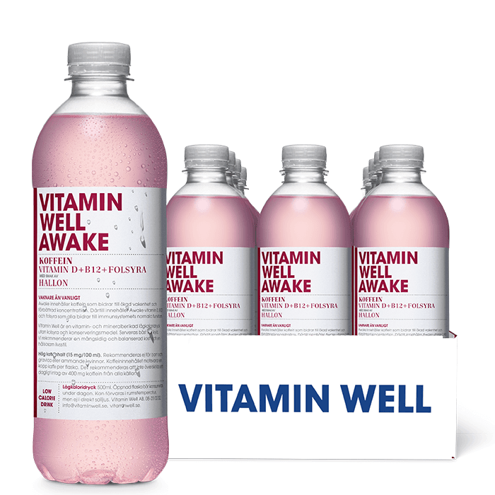12 x Vitamin Well Vitamindryck 500ml – från Vitamin Well – 229 kr – hos Bodystore