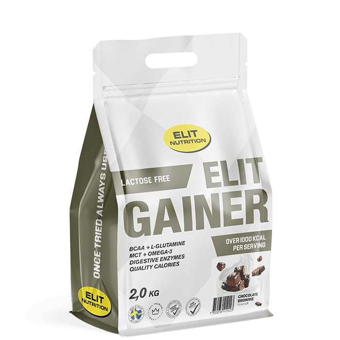 ELIT Gainer Laktosfri 2 kg – från Elit Nutrition – 589 kr – hos Bodystore