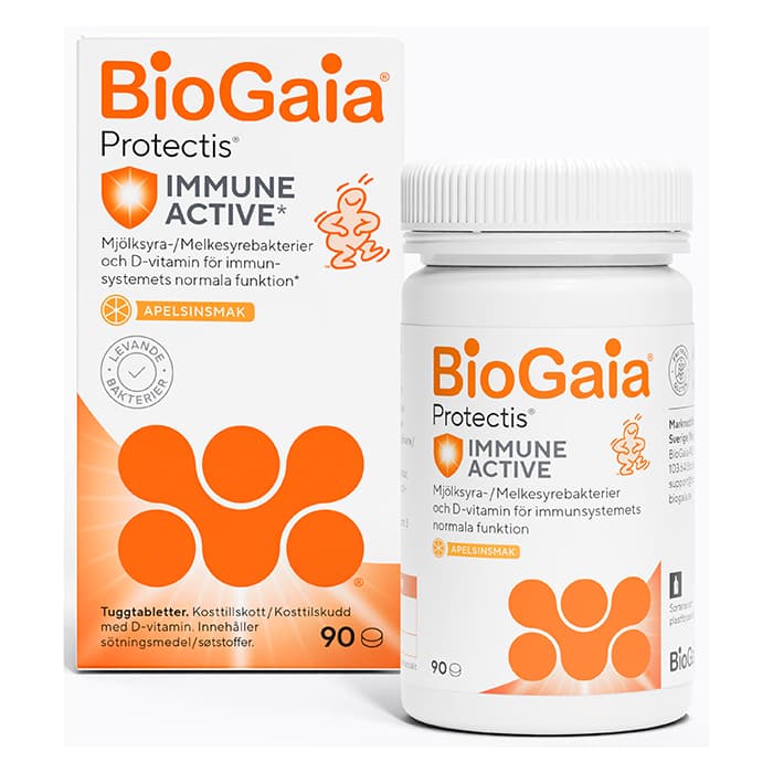 Protectis Familjepack Med D-vitamin 90 tuggtabletter – från BioGaia – 227 kr – hos Bodystore