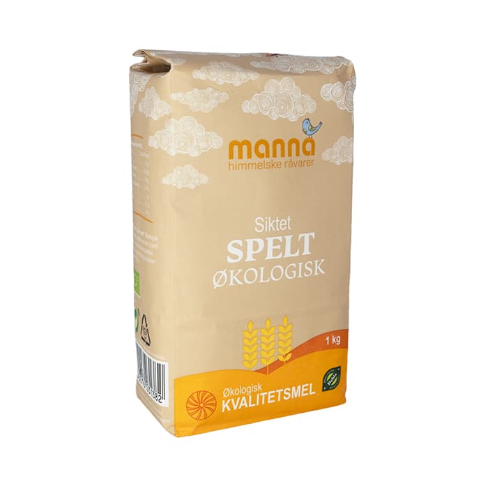 Dinkelmjöl 1 kg – från Manna – 49 kr – hos Bodystore