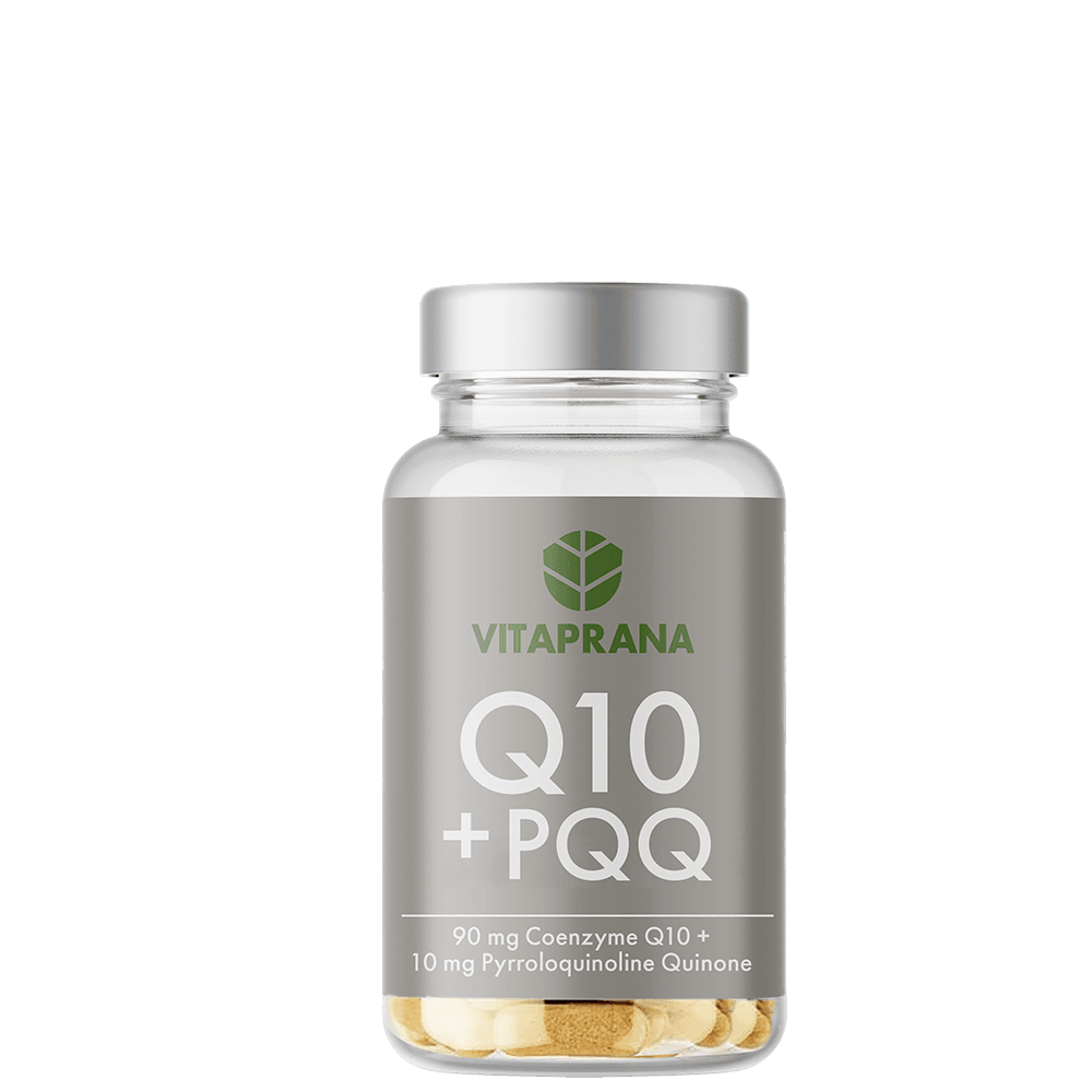 Q10+PQQ 60 kapslar – från Vitaprana – 249 kr – hos Bodystore