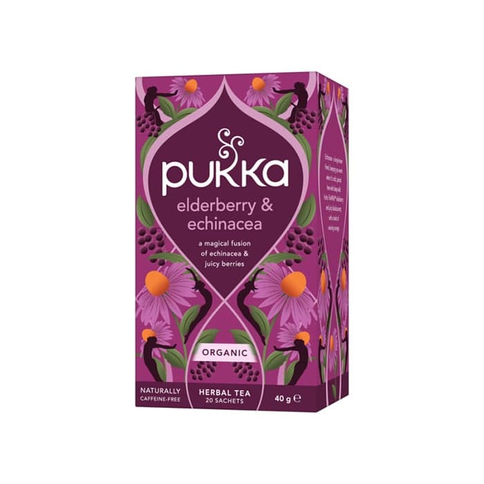 Örtte Elderberry & Echinacea EKO 20 st – från Pukka – 49 kr – hos Bodystore
