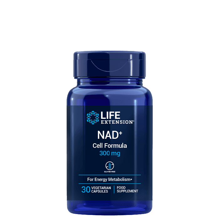 NAD+ Cell Formula 300 mg, 30 kapslar – från Life Extension – 779 kr – hos Bodystore