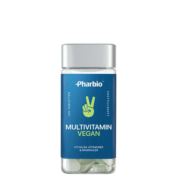 Multivitamin Vegan 120 tabletter – från Pharbio – 104 kr – hos Bodystore