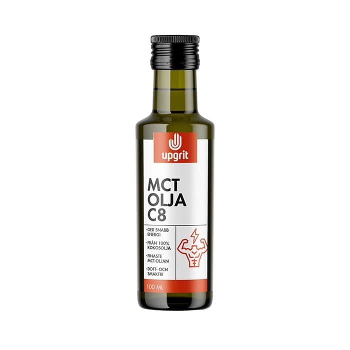 C8 MCT-olja 100 ml – från Upgrit – 65 kr – hos Bodystore