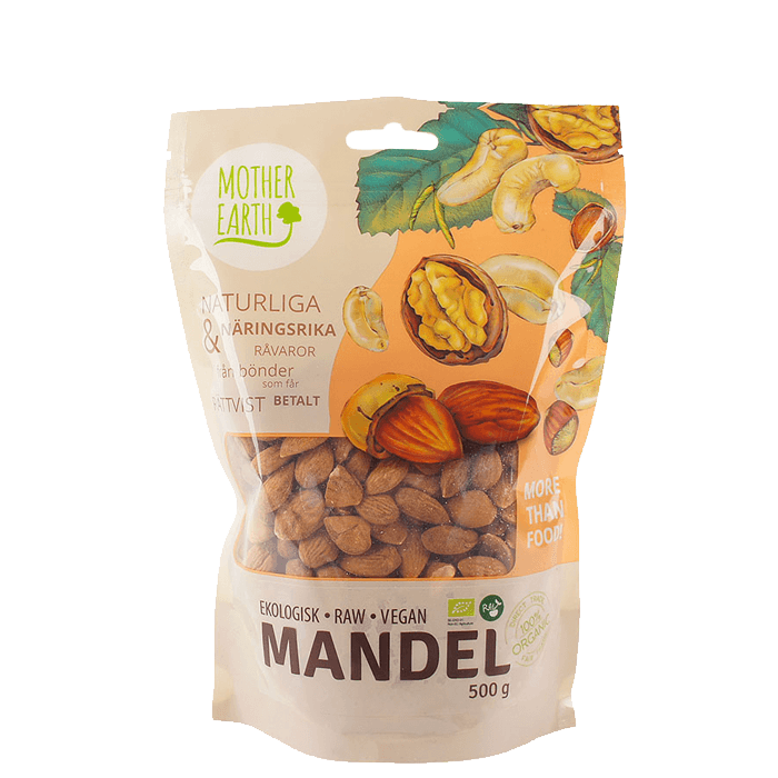 Mandlar Premium 500 g – från Mother Earth – 199 kr – hos Bodystore