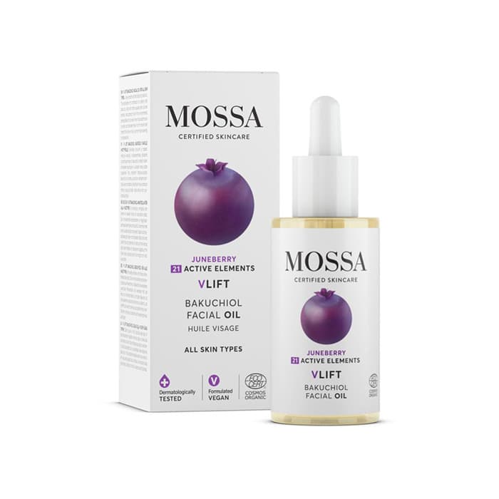 V LIFT Bakuchiol Facial Oil 30 ml – från MOSSA – 249 kr – hos Bodystore