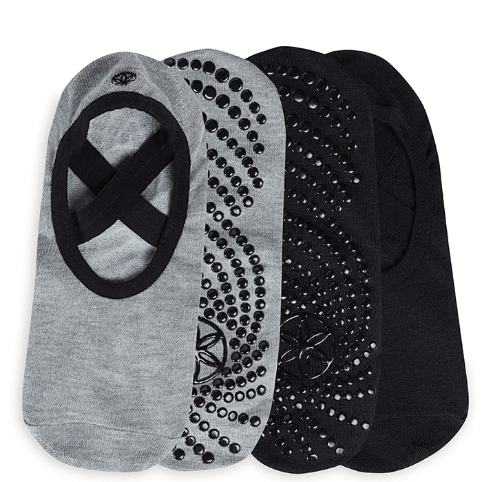 Grippy Yogastrumpor 2-pack – från Gaiam – 229 kr – hos Bodystore