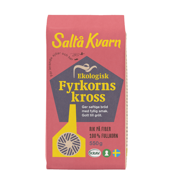 Fyrkornskross 550 g – från Saltå Kvarn – 29 kr – hos Bodystore