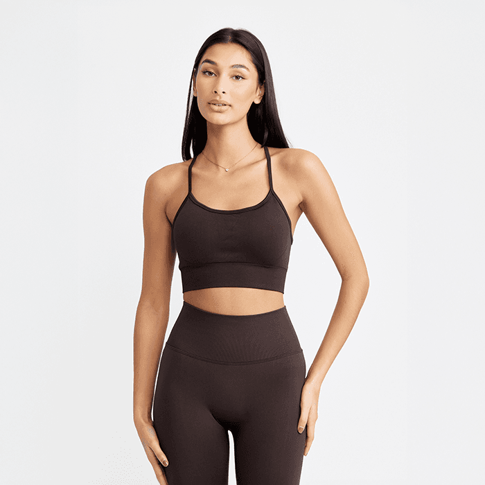 Sport-Bh Mörkbrun – från Drop of Mindfulness – 299 kr – hos Bodystore