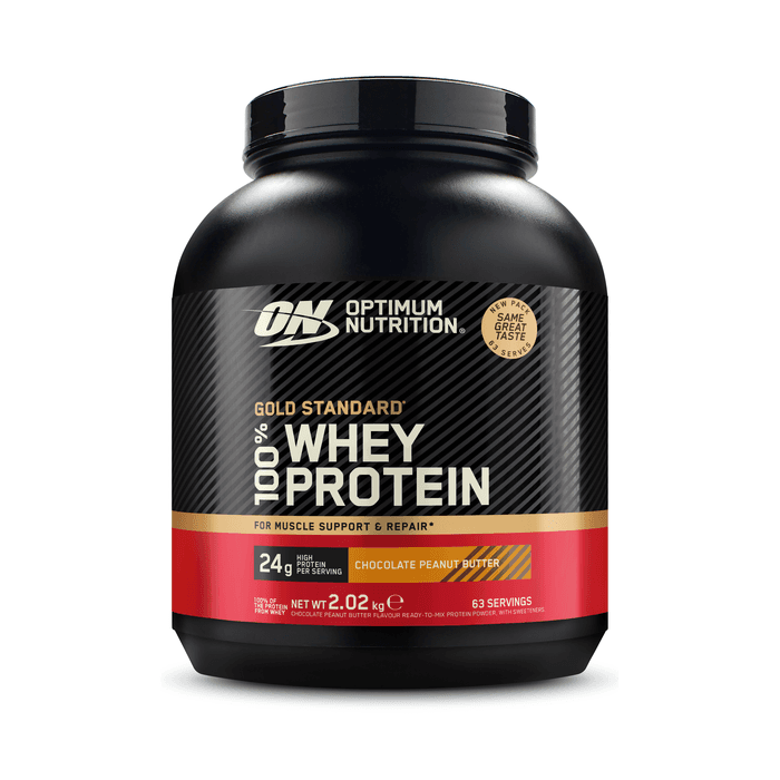 100% Whey Gold Standard Vassleprotein 2 kg från Optimum Nutrition – köp hos Bodystore