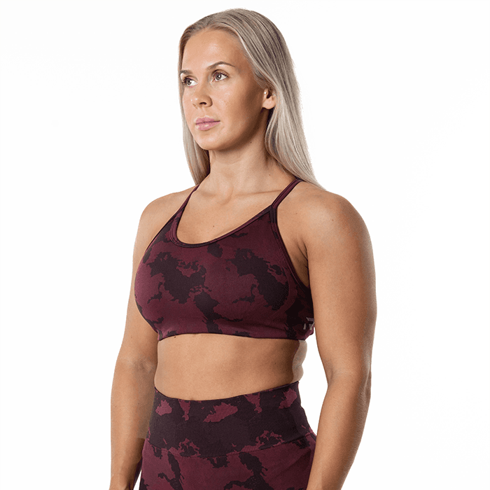 Prime Sömlös Camo Träningstopp Röd – från Relode – 349 kr – hos Bodystore