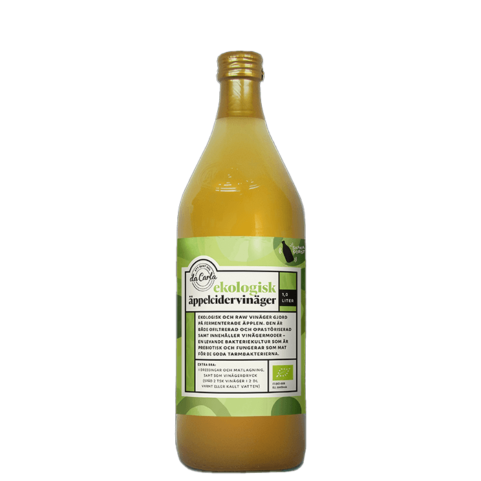 Äppelcidervinäger 1 l – från Da Carla – 49 kr – hos Bodystore