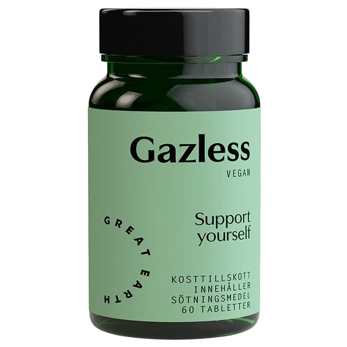 Gazless 60 tabletter – från Great Earth – 149 kr – hos Bodystore