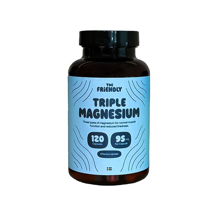 Trippel Magnesium 120 kapslar – från The Friendly Fat Company – 159 kr – hos Bodystore