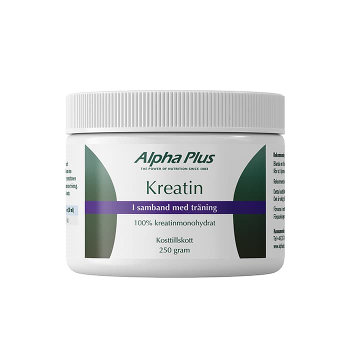 Kreatin 250 g från Alpha Plus – köp hos Bodystore