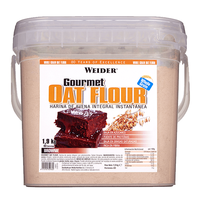 Havremjöl 1900 g – från Weider – 139 kr – hos Bodystore