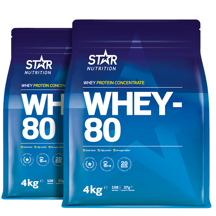 BIG BUY Whey-80 Vassleprotein 8 kg – från Star Nutrition – 2129 kr – hos Bodystore