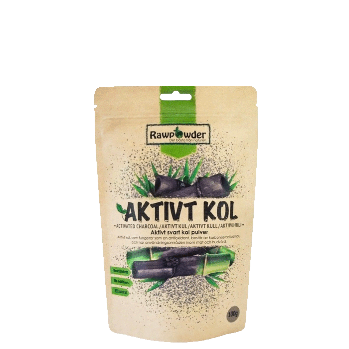 Aktivt Kol Pulver 100 g – från Rawpowder – 95 kr – hos Bodystore