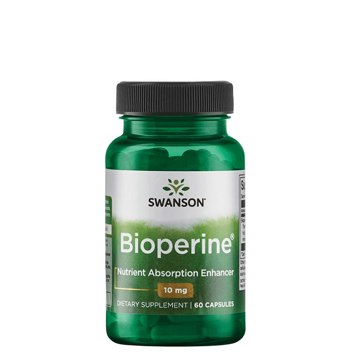 Bioperine 10 mg 60 kapslar – från Swanson – 119 kr – hos Bodystore