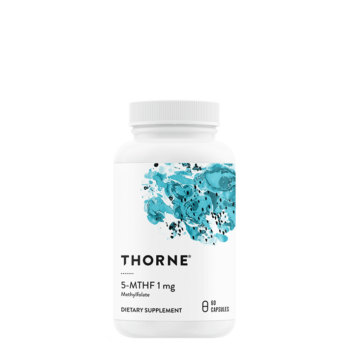 5-MTHF 1 mg Folsyra 60 kapslar från Thorne Research Inc. – köp hos Bodystore